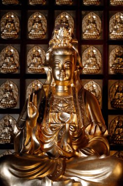 Khai Doan Kralı Pagoda 'yı onurlandırdı. Quan Am (Guan Yin), Merhametin Bodhisattva 'sı. Ama ben Thuot 'um. Vietnam.