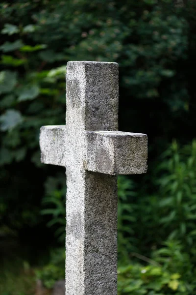Templo Protestante Chamonix Cemitério França — Fotografia de Stock