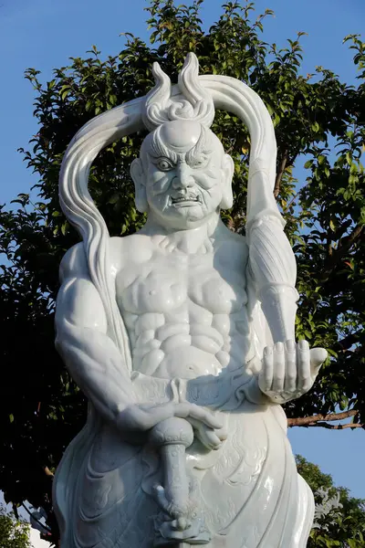 海端国王敬拜宝塔 神殿的守护神雕像 Buon Thuot — 图库照片