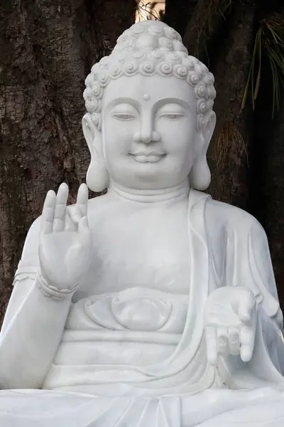 Кхай Доан Кинг Заслуженная Пагода Принц Сиддхартха Статуя Гаутама Будда — стоковое фото