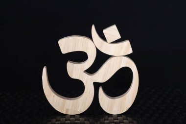 Hinduizm ve Budizm 'in Om veya Aum sembolü. Fransa. 