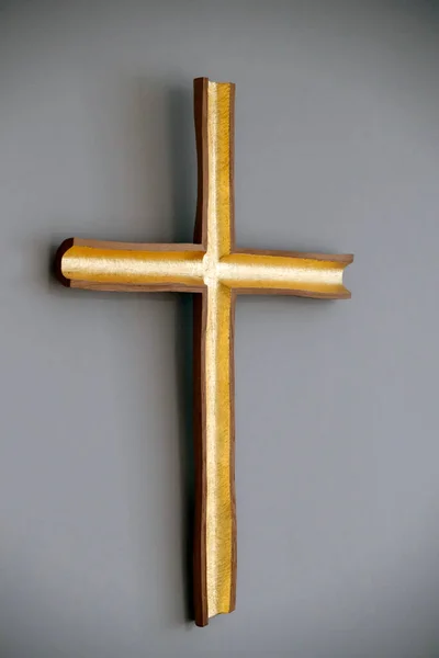 Kapel Christelijk Kruis Beeldhouwwerk Annecy Frankrijk — Stockfoto