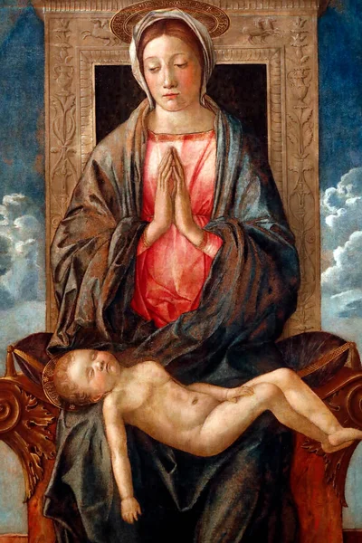 Gallerie Dell Accademia Engelsk Pieta Giovanni Bellini 1505 Italia – stockfoto