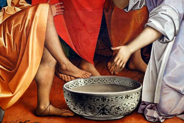 Gallerie Dell Accademia Christus Wäscht Den Aposteln Die Füße Von — Stockfoto