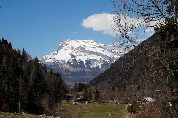 Franska Alperna Aiguilles Varens Saint Gervais Frankrike — Stockfoto