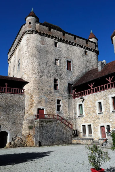 Chateau Pin Castillo Pin Jura Francia — Foto de Stock