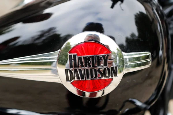 Motorbicikli Harley Davidson Vagyok Franciaország — Stock Fotó