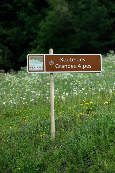 Grandes Alpes Panelinin Rotası Fransız Alpleri Fransa — Stok fotoğraf