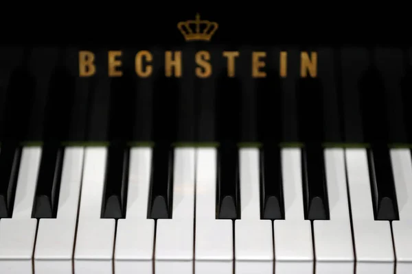 stock image Piano Bechstein.  Saint Gervais. France. 