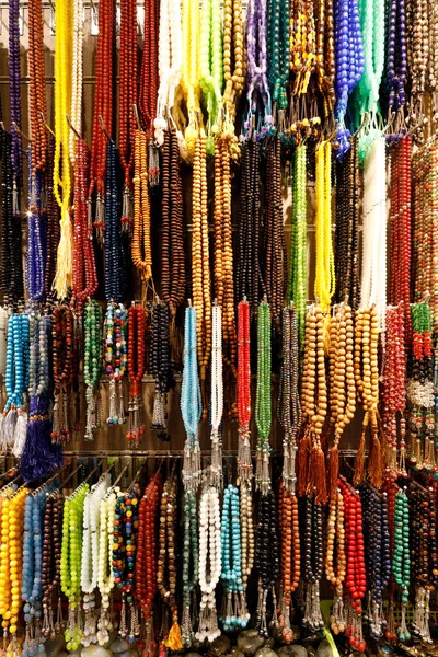 Muslim Prayer Beads Tesbih Different Patterns Colors Dubai United Arab — Stock Photo, Image