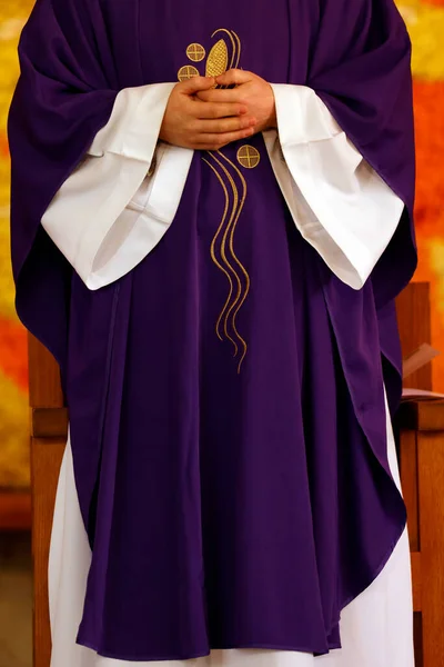 Saint Louis Novel Church Catholic Mass Ash Wednesday Celebration First — Stock Photo, Image