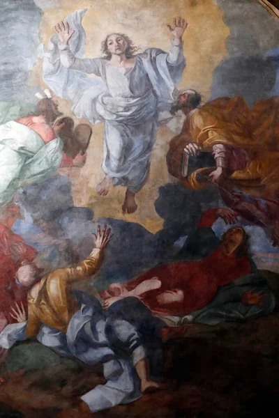 Aix Provence Katedraali Jeesuksen Ylösnousemus Fresko Aix Provence Ranska — kuvapankkivalokuva