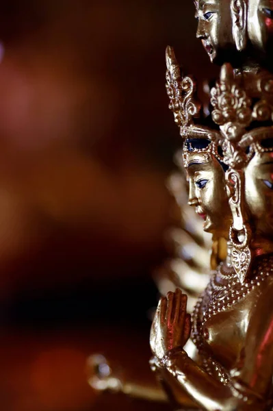 Thien Minh Buddhista Templom Bodhisattva Avalokitesvara Guanyin Szobor Quan Lyon — Stock Fotó