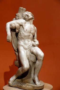 Thyssen-Bornemisza Müzesi. Aziz Sebastian. Gianlorenzo Bernini. 1617. Madrid mi? İspanya.  