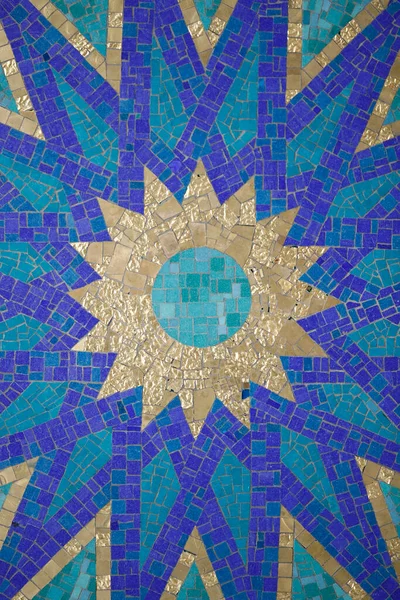 Mosaico Islámico Mezquita Ginebra Estrella — Foto de Stock