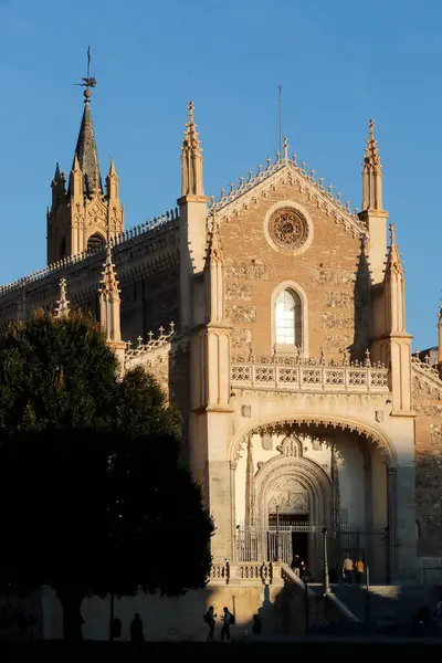 Εκκλησία Του Αγίου Ιερώνυμου San Jeronimo Του Βασιλικού Μαδρίτη Ισπανία — Φωτογραφία Αρχείου