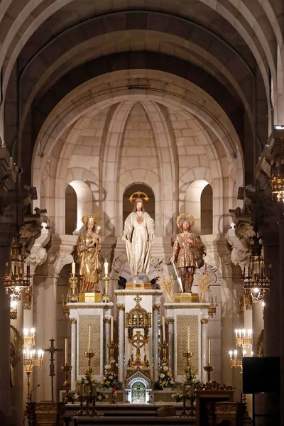 阿尔穆迪纳大教堂那个地窖主祭坛马德里 西班牙 — 图库照片