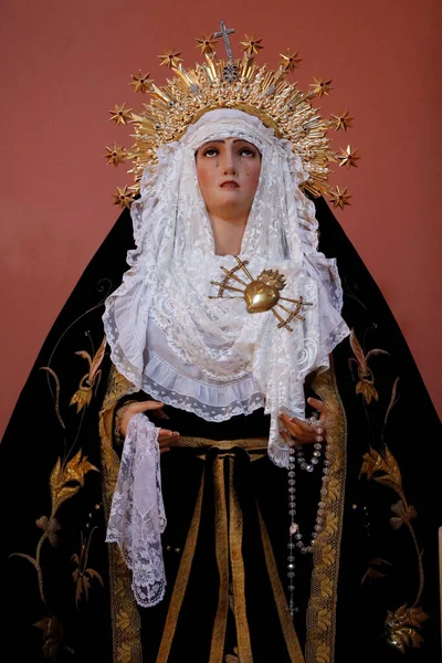 Church Saint Andrew Apostle Virgin Mary Mater Dolorosa Madrid Spain — Stock Photo, Image