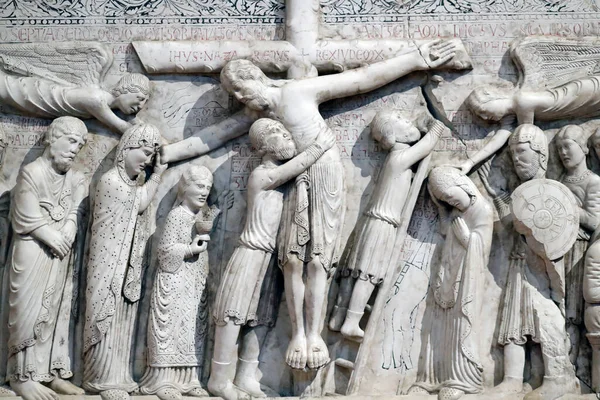 Paixão Cristo Descida Cruz França — Fotografia de Stock