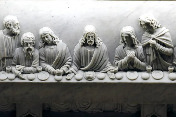 Pothin Kyrkan Lasamiddagen Jesus Och Hans Apostlar Frankrike — Stockfoto