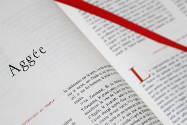 İncil. Eski Ahit. Haggai . Fransa. 