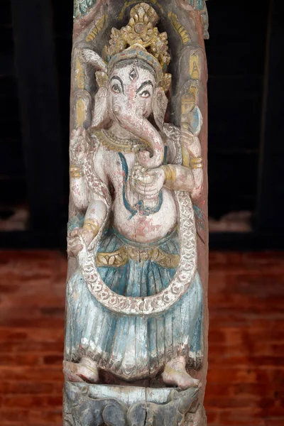 Ganesh Tempel Ganesh Oder Ganapati Hinduistischer Elefantengott Nepal — Stockfoto