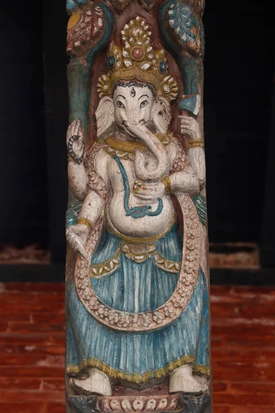 Ganesh Temple Ganesh Ganapati Hindu Elephant God Nepal — Stock Photo, Image