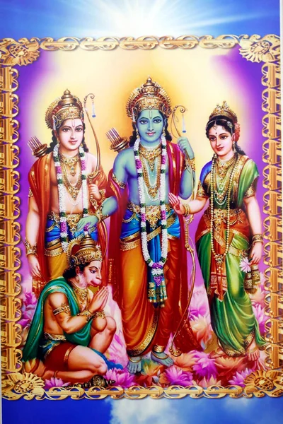 Храм Шивы Индуисты Индуистские Божества — стоковое фото