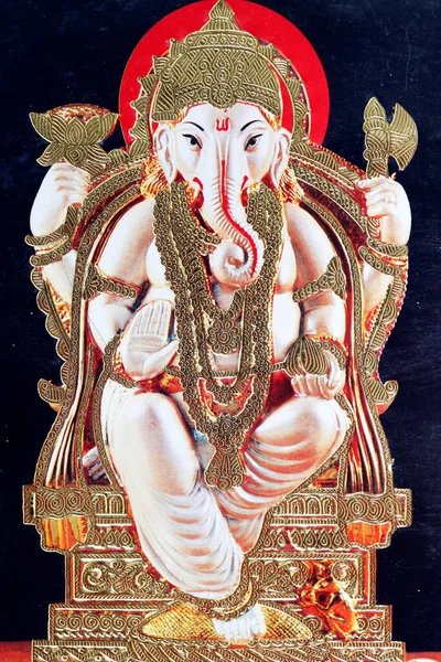 Ganesha Nebo Ganapati Slon Čele Hinduistickým Bohem — Stock fotografie