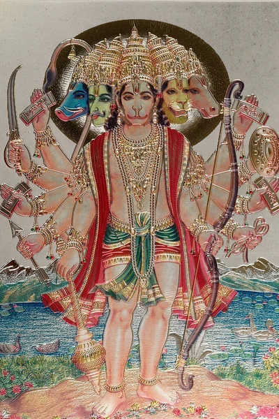 Hanuman Hindu Mitolojisindeki Maymun Tanrı — Stok fotoğraf