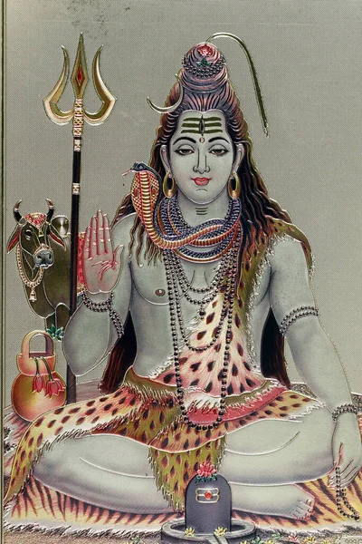 Shiva Der Hindu Gott Der Transformation Oder Zerstörung — Stockfoto