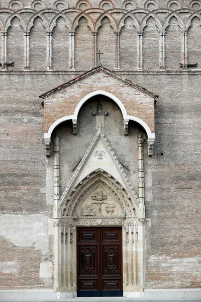 Udine Katedrali Ana Kapı Talya — Stok fotoğraf