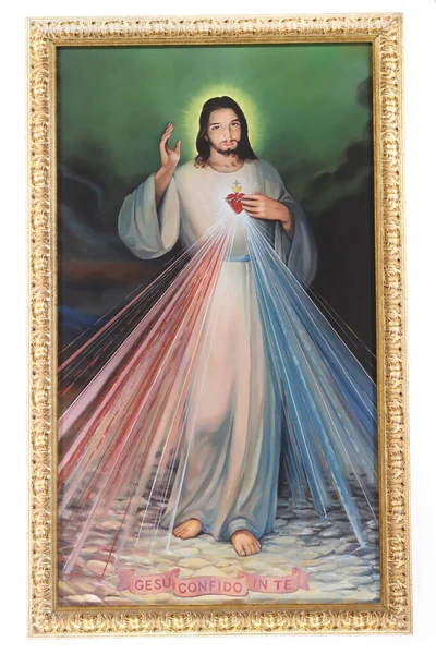 Храм Монте Грізи Божественне Милосердя Святе Серце Ісуса Італія — стокове фото