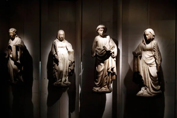 Museum Van Kathedraal Van Milaan Religieuze Sculpturen Italië — Stockfoto