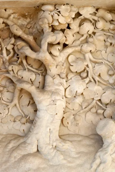 Міланський Собор Дерево Життя Скульптура Італія — стокове фото