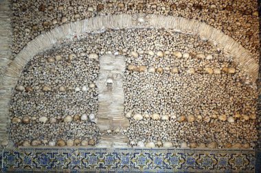 Kemikler Kilisesi, St Francis Kraliyet Kilisesi. Evora. Portekiz. 