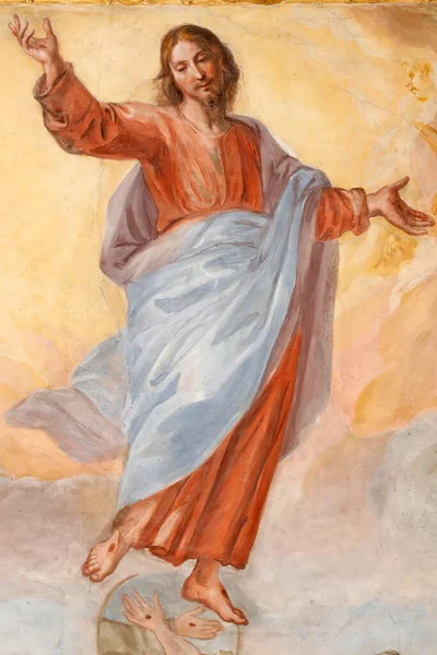 Wniebowstąpienie Chrystusa Bazylika Santissima Annunziata Del Vastato Genua Włochy — Zdjęcie stockowe