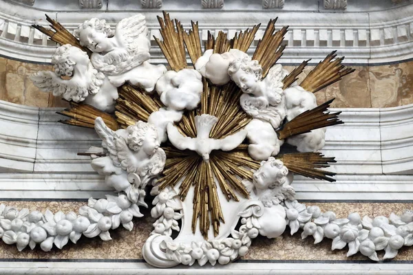 Szentlélek Galambja Bazilika Della Santissima Annunziata Del Vastato Genova Vagyok — Stock Fotó