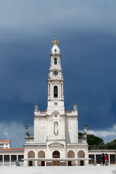 Святилище Фатіми Базиліка Богоматері Фатіми Португалія — стокове фото