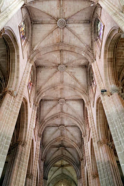 Klasztor Batalha Późnogotycka Architektura Przeplatana Stylem Manueline Żebrowany Skarbiec Portugalia — Zdjęcie stockowe