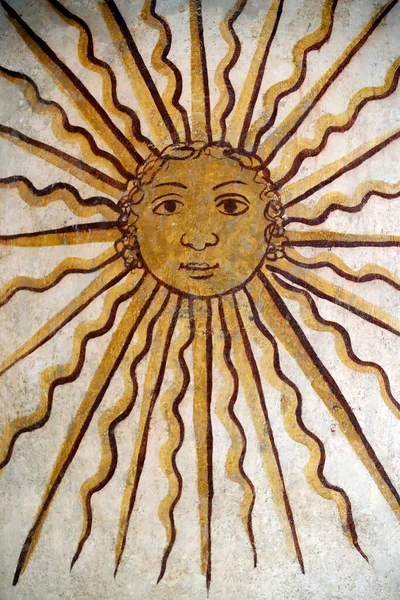 Evora Museet Solen Målning Portugal — Stockfoto