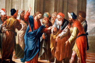 Ulusal Galeri. Penny anısına. - Tanrım! 18. yüzyıl. Ljubljana. Slovenya. 