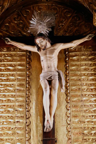 Iglesia Misericordia Crucifixión Jesús Cruz Evora Portugal —  Fotos de Stock