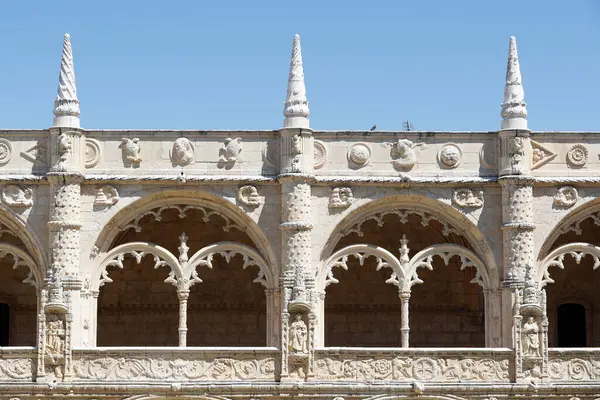Monastère Jeronimos Monastère Hiéronymites Cloître Lisbonne Portugal — Photo