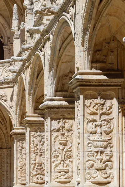 Monastero Jeronimos Monastero Hieronymites Chiostro Lisbona Portogallo — Foto Stock