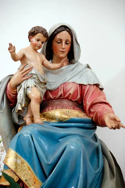Katedrális Szűz Mária Gyermek Koper Vagyok Szlovénia — Stock Fotó