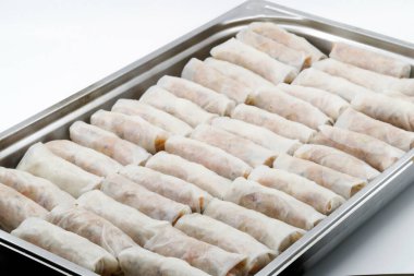 Asya mutfağı. Otantik Vietnam börekleri (Nem Ran Hay Cha Gio). 