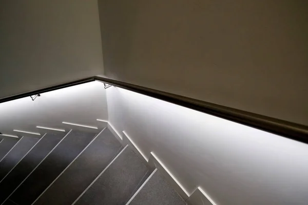Treppe Einem Neuen Gebäude — Stockfoto