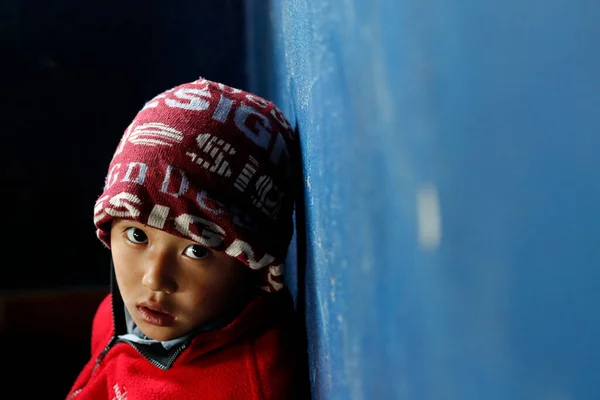 Rehabilitační Centrum Pro Děti Ulice Portrét Charikote Nepál — Stock fotografie