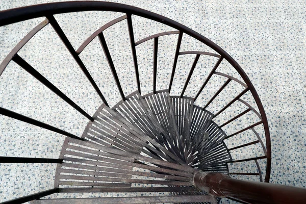 Escadaria Espiral Metal Nepal — Fotografia de Stock
